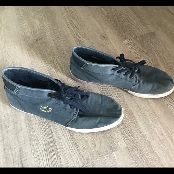 lacoste high tops mens